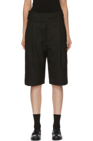 Totême - Black Lombardy Shorts