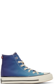 Converse - Blue & Purple PrimaLoft Chuck 70 High Sneakers