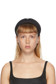 Prada - Black Logo Headband