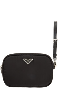 Prada - Black Nylon Travel Pouch