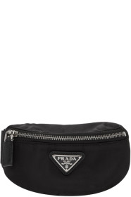 Prada - Black Nylon Zip-Around Arm Pouch
