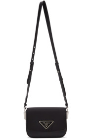 Prada - Black Logo Flap Bag