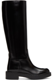 Prada - Black Leather Boots