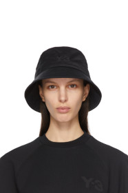 y-3 - Black Classic Bucket Hat