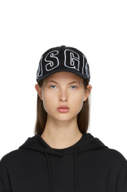 msgm - Black Logo Cap
