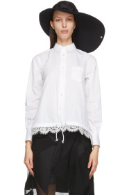 sacai - Black Hank Willis Thomas Edition Large Patchwork Beach Hat