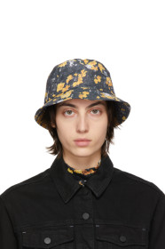 mcq - Grey & Yellow Ripstop Beach Hat