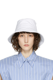 isabel-marant - White Loiena Bucket Hat