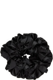 maryam-nassir-zadeh - Black Silk Carnation Scrunchie