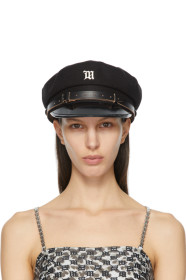 misbhv - Black Monogram Gavroche Cap