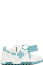 off-white - White & Blue Out Of Office Sneakers