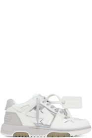off-white - Gray & White Out Of Office Sneakers