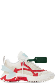 off-white - White & Red Odsy 2000 Sneakers