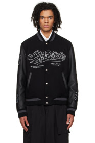 off-white - Black Tyre Moon Bomber Jacket