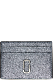 marc-jacobs - Silver 'The Galactic Glitter J Marc' Card Holder