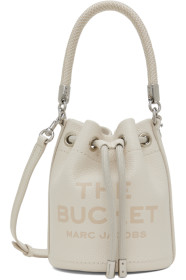 marc-jacobs - White 'The Leather Mini Bucket' Bag