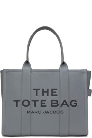 marc-jacobs - Gray 'The Leather Large' Tote