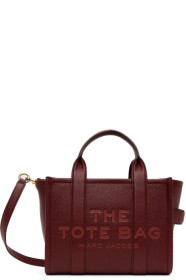 marc-jacobs - Burgundy 'The Leather Small' Tote