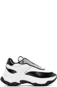 marc-jacobs - White & Black 'The Lazy Runner' Sneakers