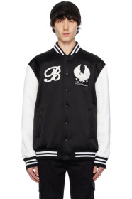 balmain - Black Patch Bomber Jacket