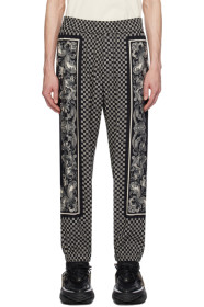 balmain - Black Mini Monogram Trousers