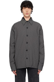 balmain - Black Padded Shirt