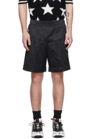balmain - Black Patch Shorts