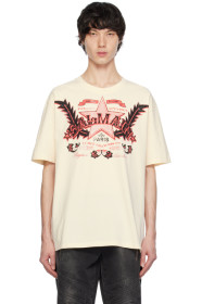 balmain - Beige Western T-Shirt