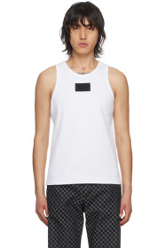 balmain - White Main Lab Tank Top