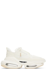 balmain - White B-Bold Sneakers