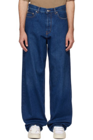 off-white - Blue Arr Tab Jeans
