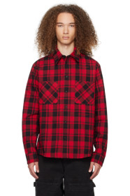 off-white - Red Check Shirt