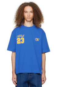 off-white - Blue 'OW 23' Skate T-Shirt