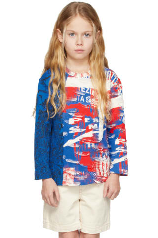 Kids White Logo Patch T-shirt