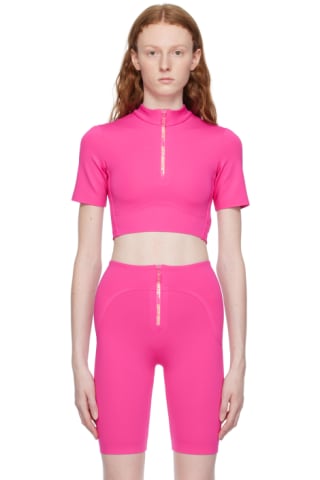 Brown MA Quad Seamless Short Sleeve Sport Top