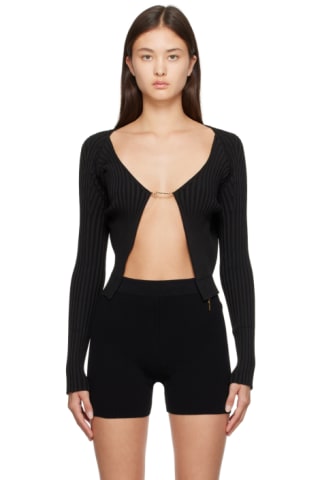 Black Les Classiques 'La maille Pralù' Cardigan