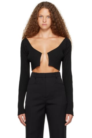Black Les Classiques 'La maille Pralù' Cardigan