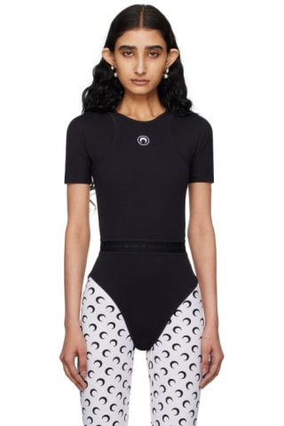 Black Moon Logo Cutout T-Shirt