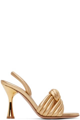 Silver Amour Mules