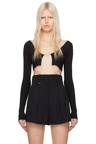 Black Les Classiques 'La maille Pralù' Cardigan