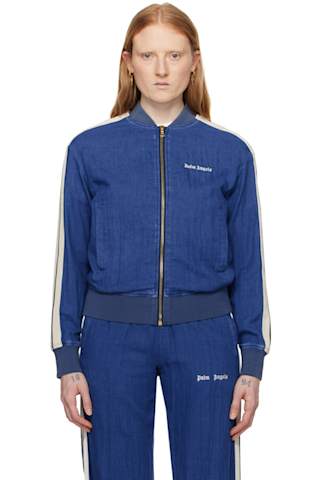 Purple Colorblock Track Jacket