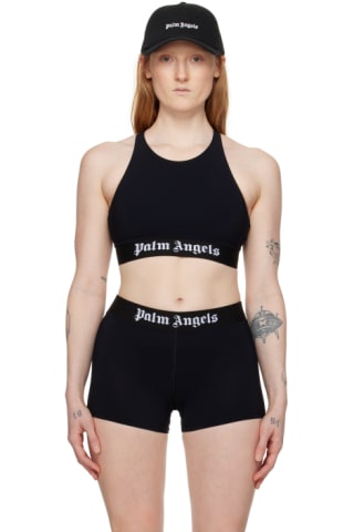 Black Logo Sport Bra