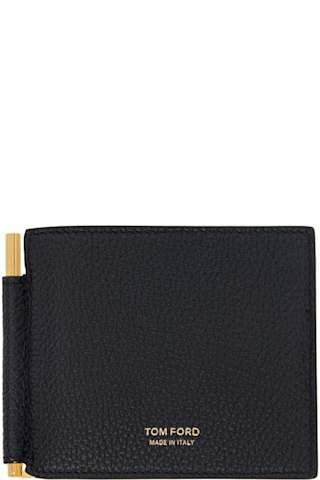 Tan Nubuck Money Clip Wallet