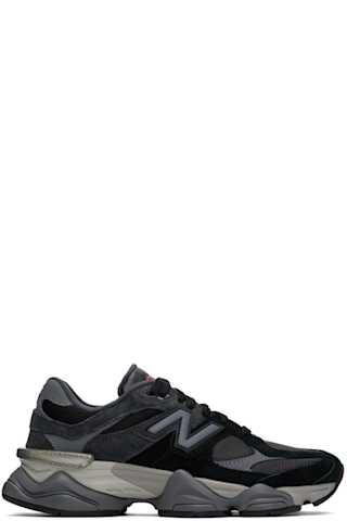 Black & Gray 9060 Sneakers