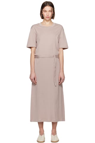 Black Belted Midi Dress