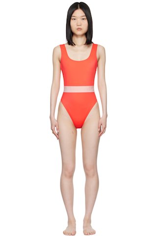 Yellow Greca Swimsuit