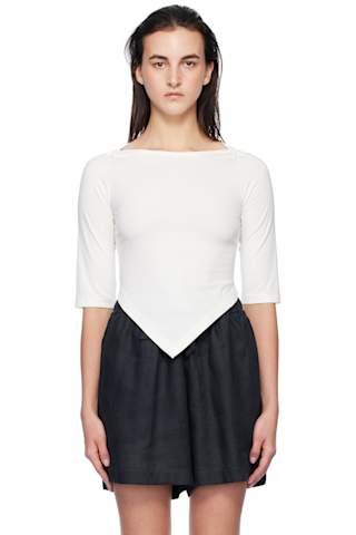 SSENSE Exclusive White Gisele T-shirt