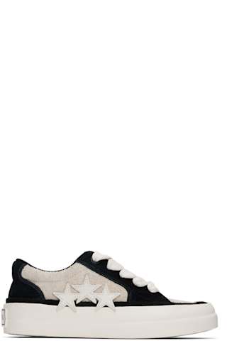 Black & Brown Leopard Sunset Skate Low Sneakers
