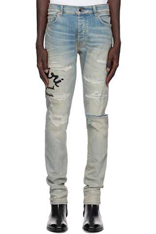 Blue Red Poison Archival Jeans