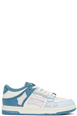 Kids White & Red Classic Low Sneakers